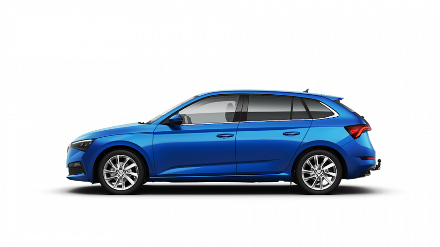 Škoda Scala, 1,0 TSI 81 KW 6-stup. mech., barva modrá