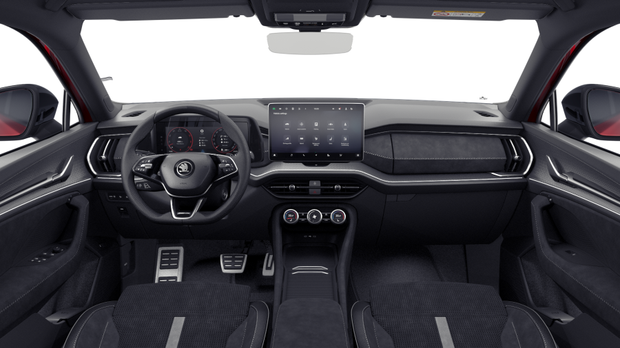 Škoda Kodiaq, 2,0 TDI 142 kW 7-stup. automat. 4x4, barva červená