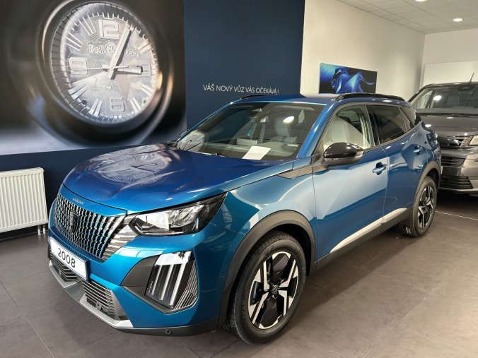 Peugeot 2008, Peugeot 2008 ALLURE Turbo 100 MAN6, celoroční PNEU, kamery, barva modrá