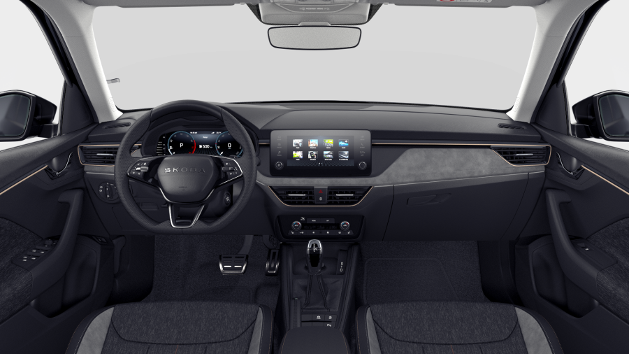 Škoda Kamiq, 1,0 TSI 85 kW 7° automatická DSG, barva černá