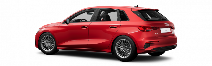 Audi A3, A3 Spb Advanced 40 TFSI 140kW quattro, barva červená