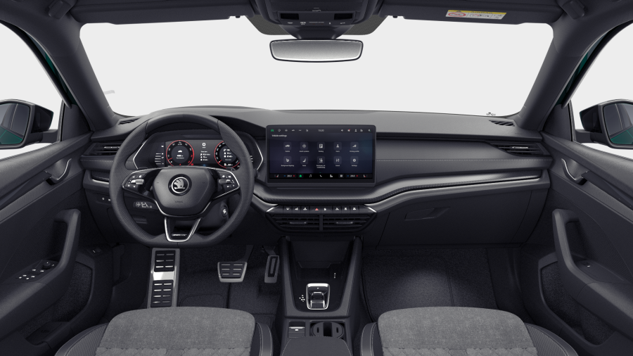 Škoda Octavia, 1,5 TSI m-HEV 110 kW 7° automatická DSG, barva zelená