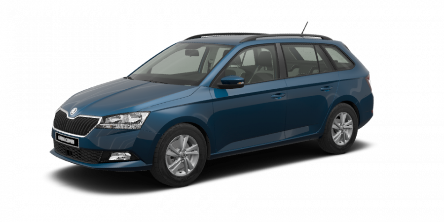 Škoda Fabia, 1,0 TSI 81 kW 6-stup. mech., barva modrá