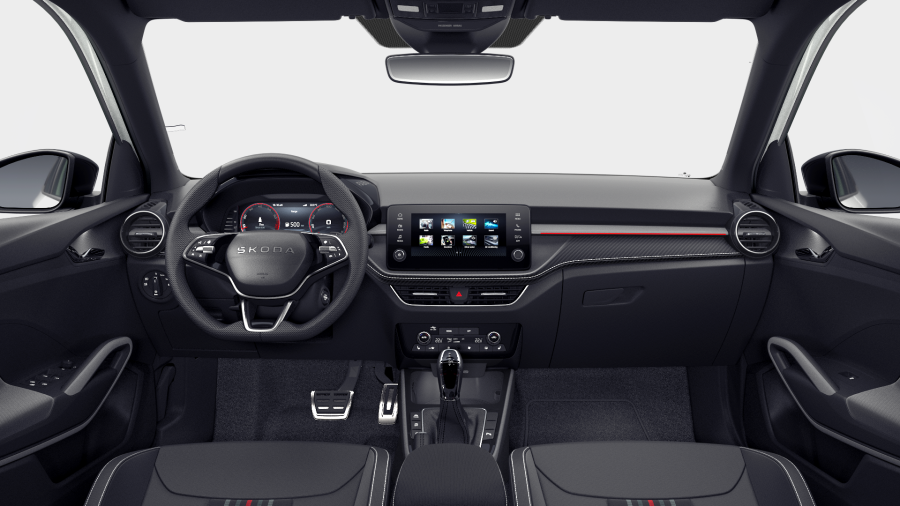 Škoda Fabia, 1,5 TSI 130 kW 7° automatická DSG, barva bílá