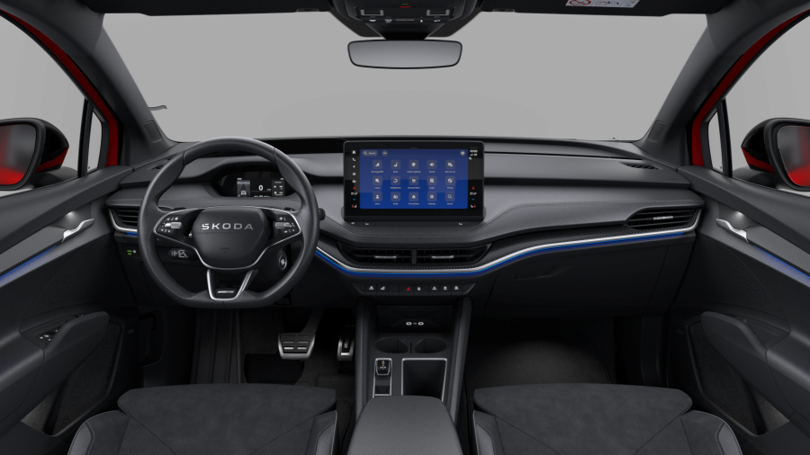 Škoda Elroq, 82 kWh 220 kW 1° převodovka 4x4, barva červená