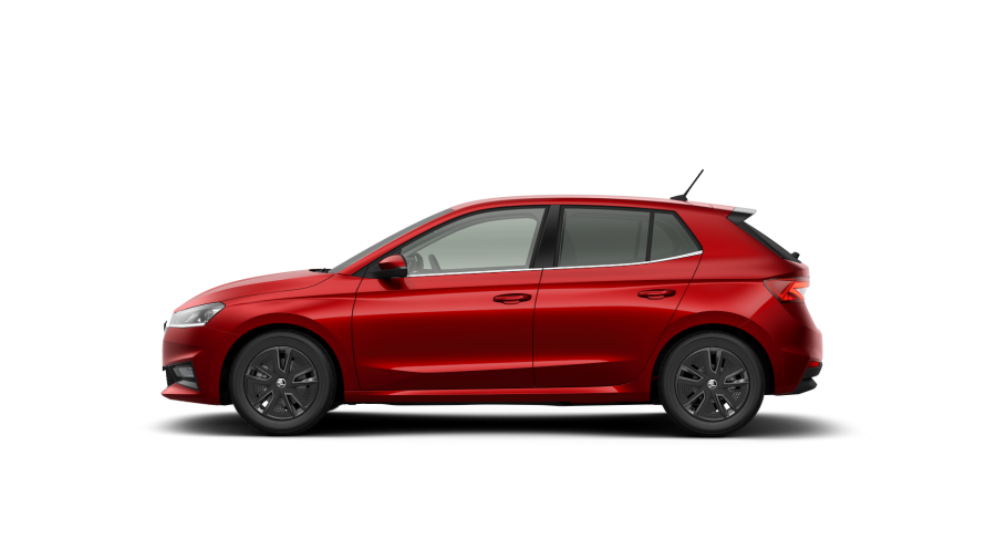 Škoda Fabia, 1,0 TSI 85 kW 7° automatická DSG, barva červená