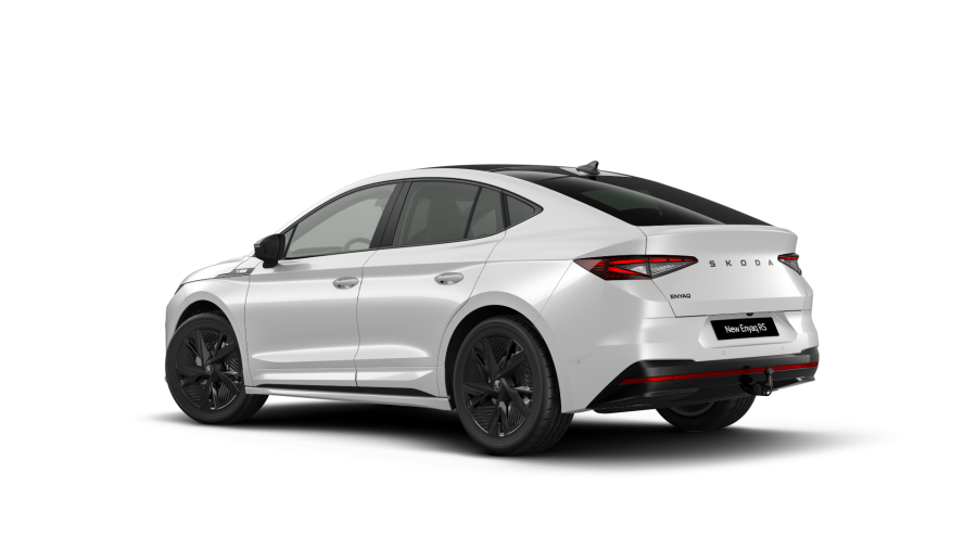Škoda Enyaq iV, 82 kWh 250 kW 1° převodovka 4x4, barva bílá