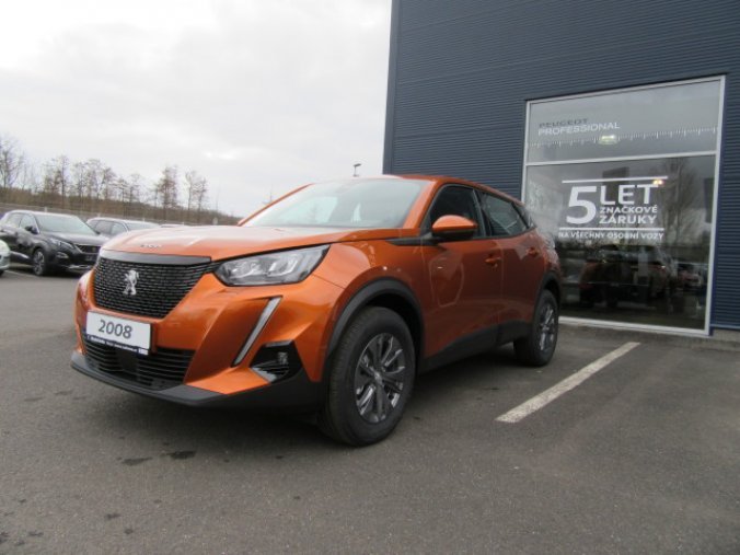 Peugeot 2008, ACTIVE PACK 1.5 BHDi 110k MAN6, barva oranžová