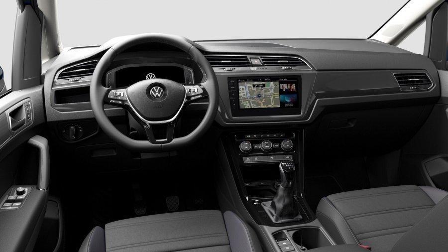 Volkswagen Touran, Touran HL 1,5 TSI EVO 6G, barva modrá