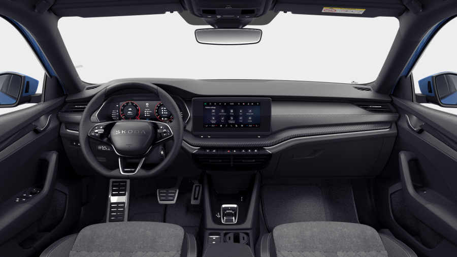 Škoda Octavia, 1,5 TSI m-HEV 110 kW 7-stup. automat., barva modrá