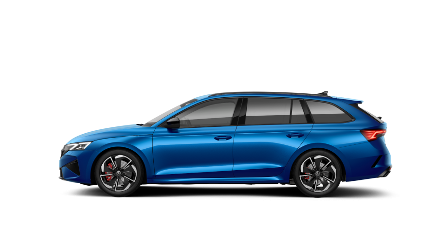 Škoda Octavia, 2,0 TSI 195 kW 7° automatická DSG, barva modrá