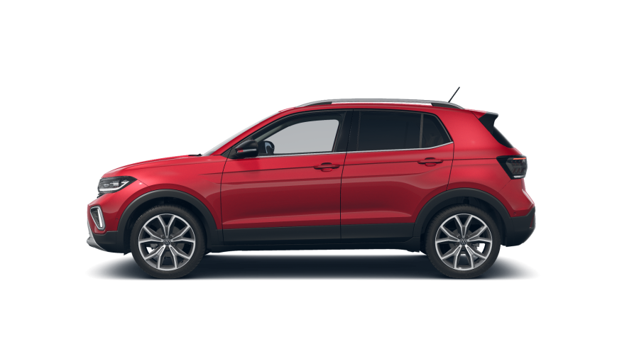 Volkswagen T-Cross, T-Cross Style 1.0 TSI 85 kW 7DSG, barva červená