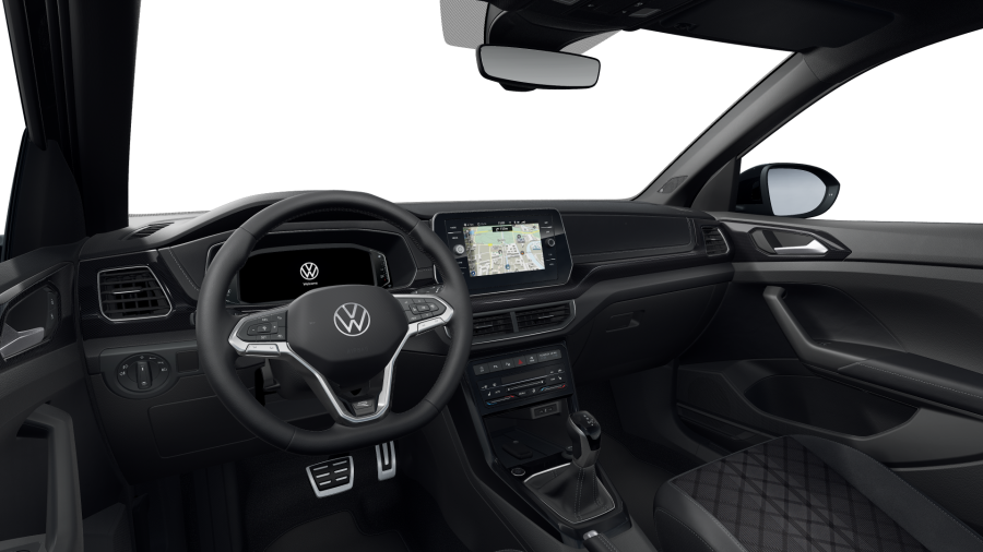Volkswagen T-Cross, T-Cross R-Line 1.0 TSI 85 kW 7DSG, barva černá