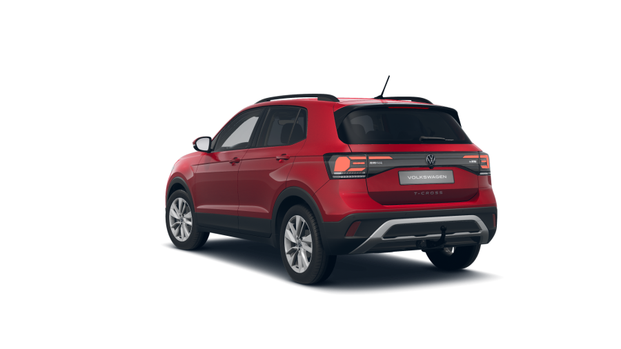 Volkswagen T-Cross, T-Cross People 1.0 TSI 85 kW 7DSG, barva červená