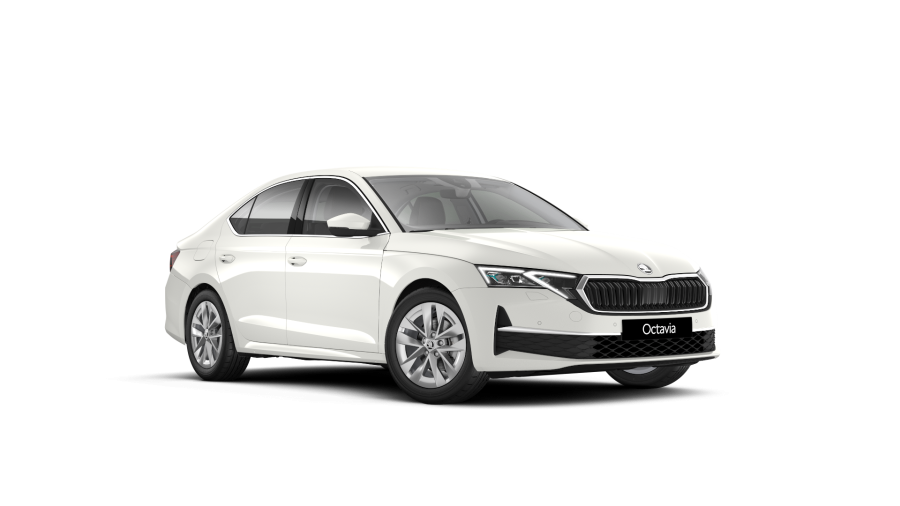 Škoda Octavia, 1,5 TSI m-HEV 110 kW 7-stup. automat., barva bílá