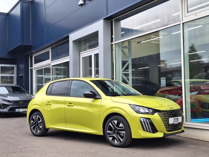 Peugeot 208, Peugeot 208 ALLURE Hybrid 110 e-DCS6, barva žlutá