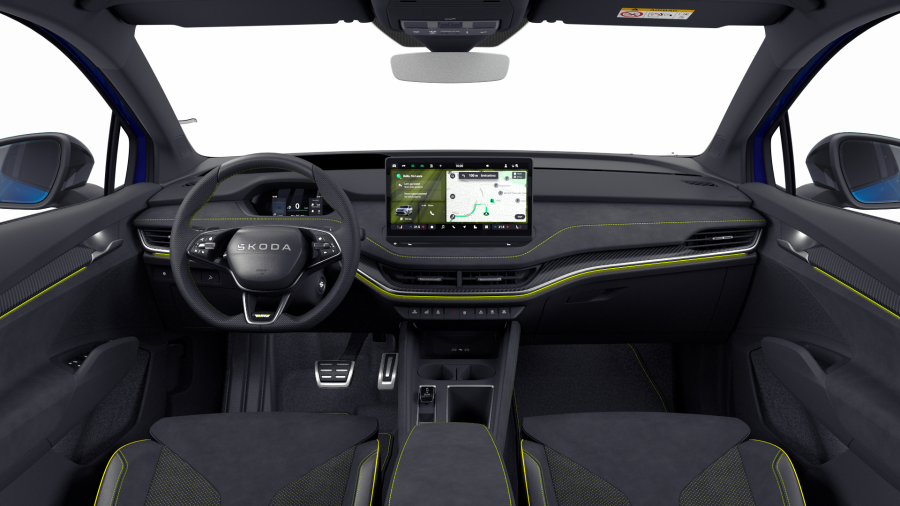 Škoda Enyaq iV, 84 kWh 250,00 kW 1° automatická 4x4, barva modrá