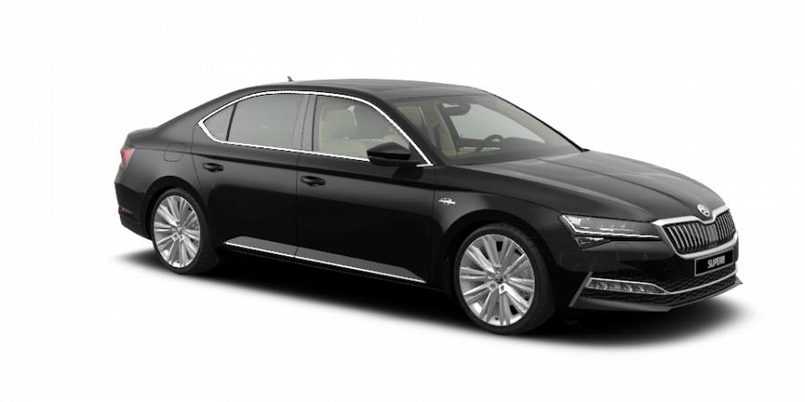 Škoda Superb, 2,0 TDI 147 kW 7-stup. automat. 4x4, barva černá