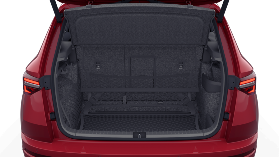 Škoda Karoq, 1,5 TSI 110 kW 7° automatická DSG, barva červená