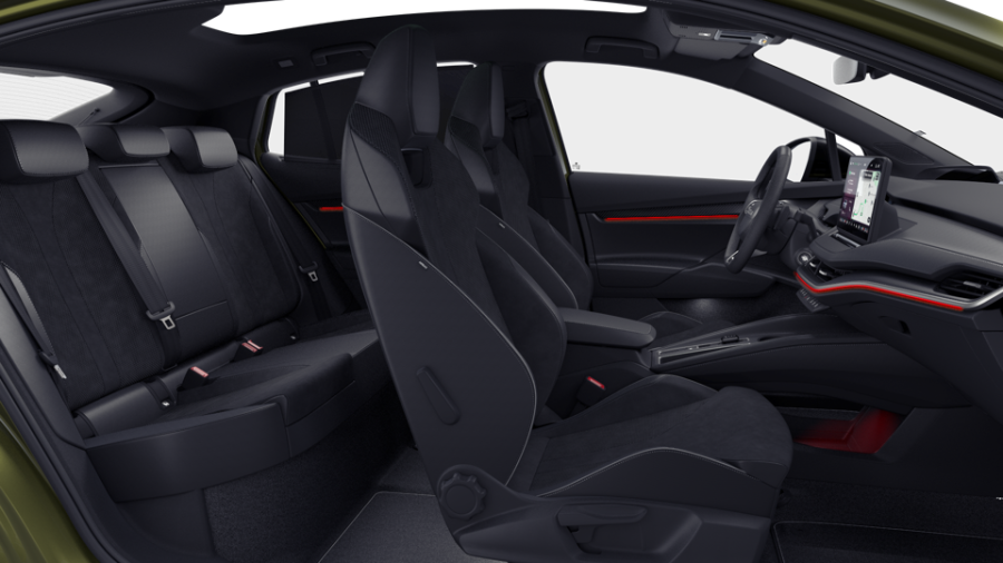 Škoda Enyaq iV, 82 kWh 1° automatická, barva zelená
