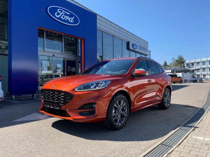 Ford Kuga, ST-Line X, 5dveřová, 1.5 EcoBlue 88 kW/120 k, 6st. manuální, barva oranžová