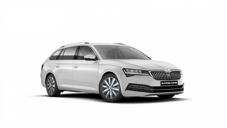 Škoda Superb, 2,0 TDI 147 kW 7-stup. automat., barva bílá