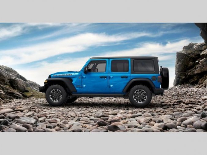 Jeep Wrangler, Rubicon 2.0 Turbo 4WD, barva modrá