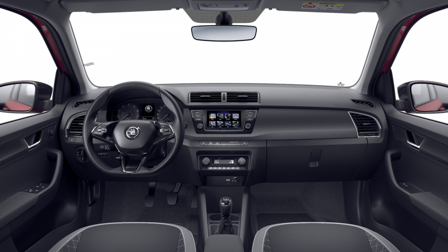 Škoda Fabia, 1,0 TSI 70 kW 5-stup. mech., barva červená