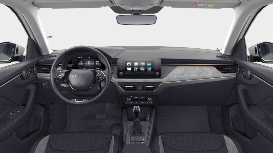 Škoda Scala, 1,5 TSI 110 kW 7° automatická DSG, barva šedá