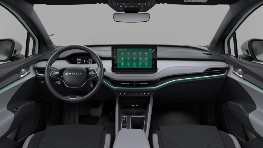 Škoda Elroq, 82 kWh 210 kW 1° převodovka, barva zelená