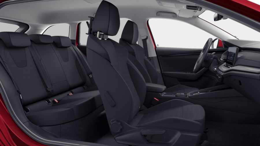 Škoda Octavia, 1,5 TSI m-HEV 110 kW 7° automatická DSG, barva červená