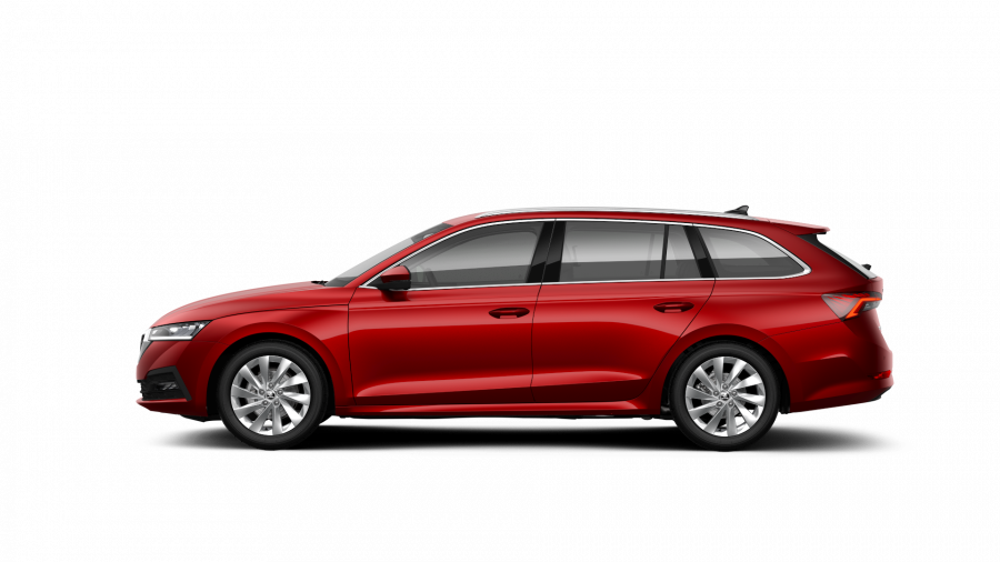 Škoda Octavia, 2,0 TDI 110 kW 7-stup. automat., barva červená