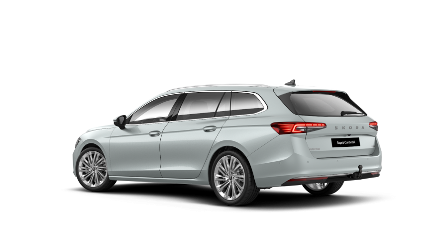 Škoda Superb, 2,0 TDI 142 kW 7° automatická DSG 4x4, barva stříbrná