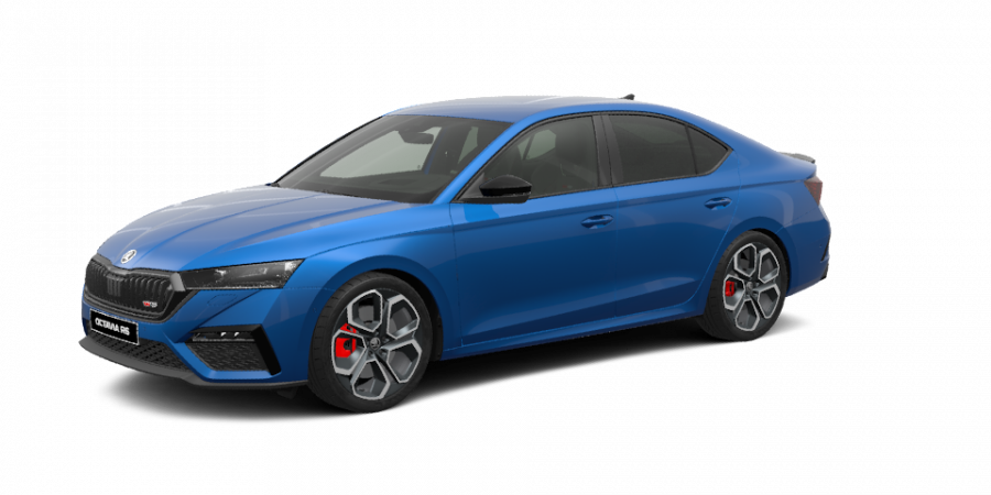 Škoda Octavia, 2,0 TSI 180 kW 6-stup. mech., barva modrá