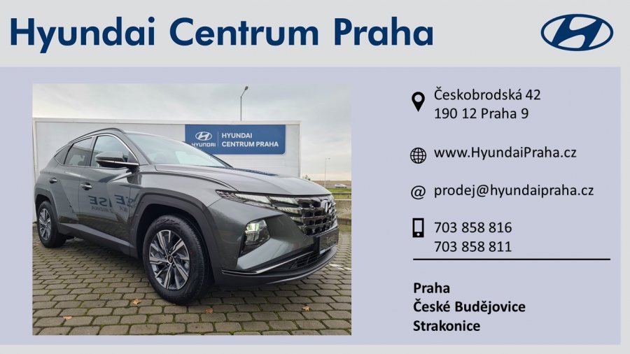 Hyundai Tucson, 1,6 T-GDI HEV 169 kW (hybrid) 6 st. aut, barva šedá