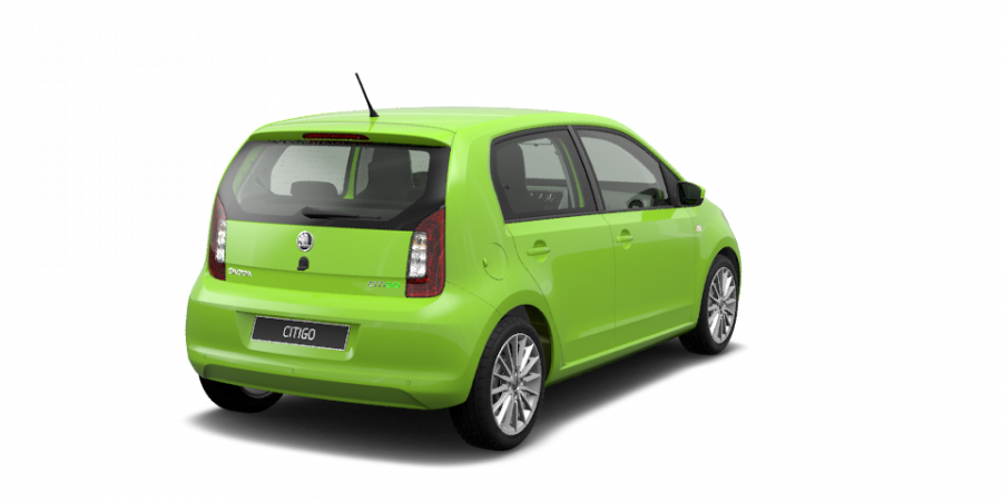 Škoda Citigo, 1,0 MPI 44 kW 5-stup. mech., barva zelená