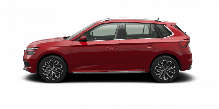 Škoda Kamiq, 1,0 TSI 81 KW 7-stup. automat., barva červená