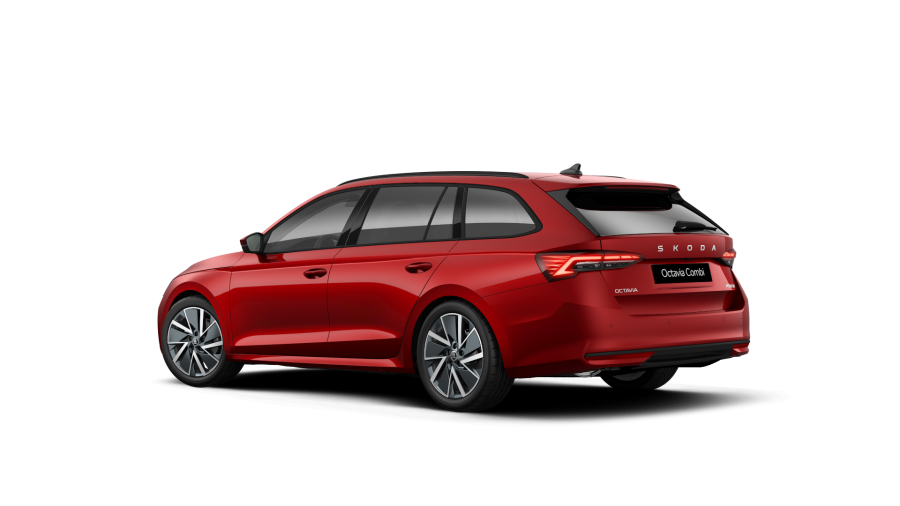 Škoda Octavia, 1,5 TSI m-HEV 110 kW 7° automatická DSG, barva červená