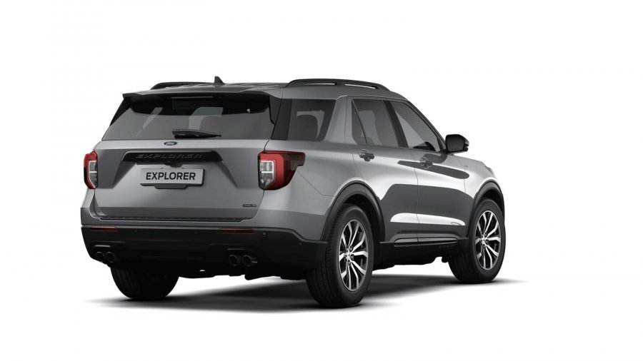 Ford Explorer, ST-Line, 5dveřová, 3.0 EcoBoost 336 kW/457 k, 10st. automatická, 4WD, barva šedá