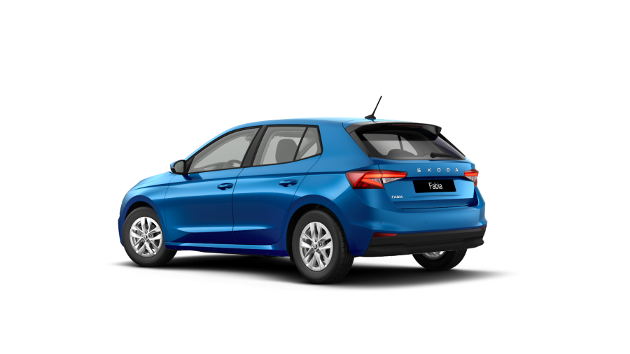 Škoda Fabia, 1,0 MPI 59 kW 5° manuální, barva modrá