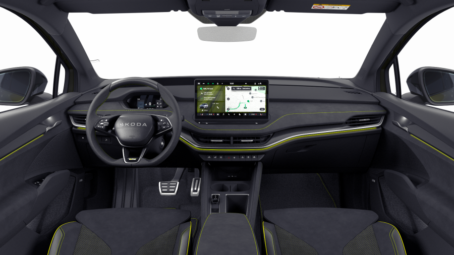 Škoda Enyaq iV, 84 kWh 250,00 kW 1° automatická 4x4, barva zelená
