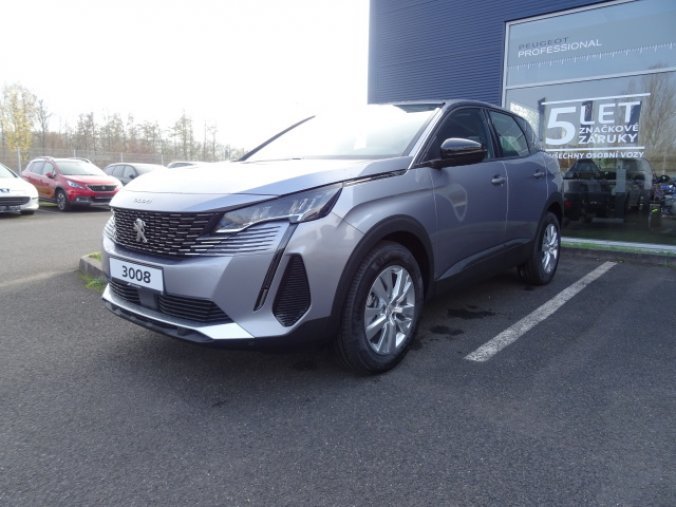 Peugeot 3008, Active P. 1.2 PureTech 130k, barva šedá