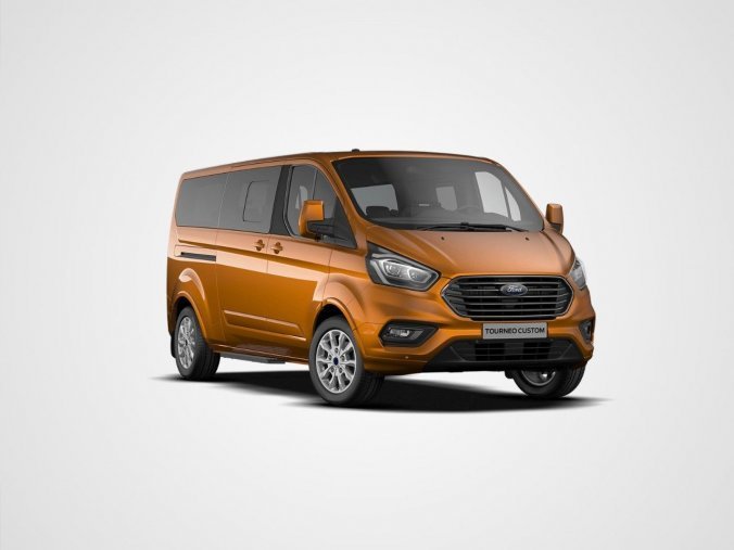 Ford Tourneo Custom, MPV,  L2 TITANIUM MHEV 2,0 EcoBlue (mHEV) 136 kW / 185 k, barva oranžová