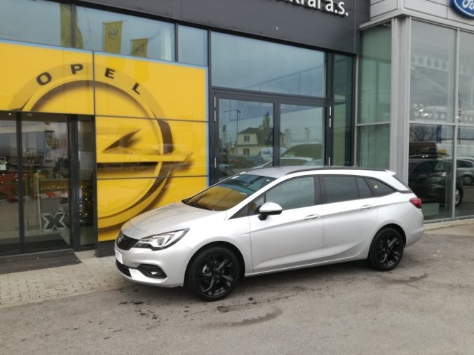 Opel Astra, ST Elegance 1.2T 96kW MT6, barva stříbrná
