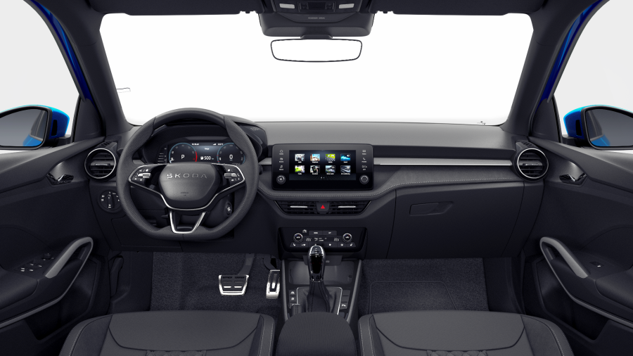 Škoda Fabia, 1,5 TSI 110 kW 7-stup. automat., barva modrá