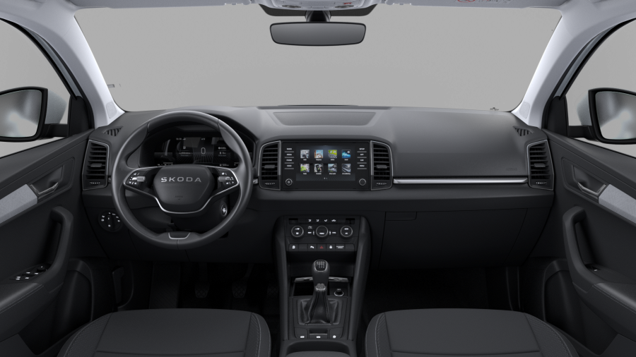 Škoda Karoq, 1,5 TSI 110 kW 6-stup. mech., barva bílá