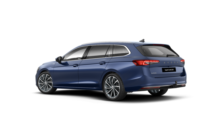 Škoda Superb, 2,0 TDI 142 kW 7-stup. automat. 4x4, barva modrá