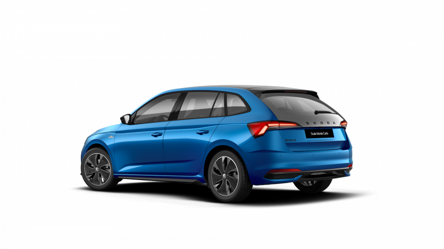 Škoda Scala, 1,0 TSI 85 kW 7-stup. automat., barva modrá