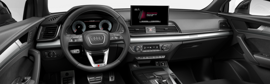 Audi Q5 Sportsback, Q5 SB S line 40 TDI 150kW quattro, barva černá