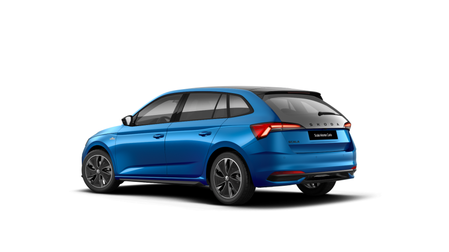 Škoda Scala, 1,5 TSI 110 kW 7° automatická DSG, barva modrá